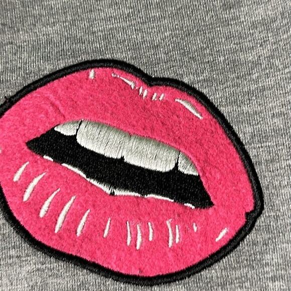 Rebel Wilson For Torrid Patch Sweatshirt Gray Size 2/2X. - Picture 14 of 16